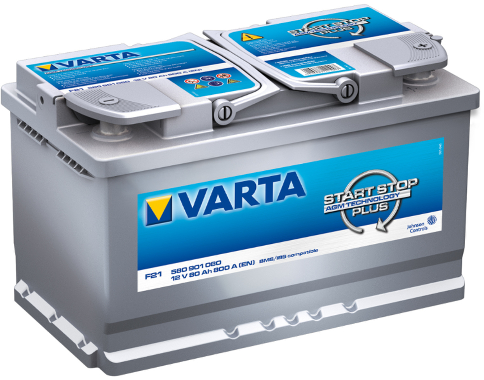 VARTA Silver Dynamic AGM F21 12V 80Ah Varta Silver Dynamic F21 AGM